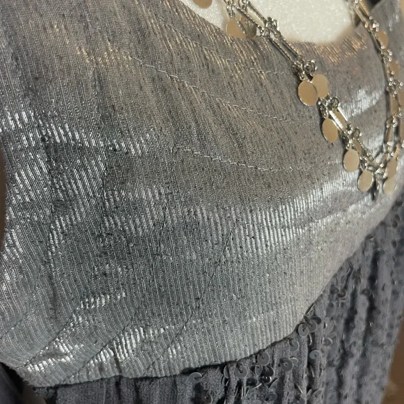 Cynthia Rowley Sequin Babydoll Dress - Picture 7 of 13